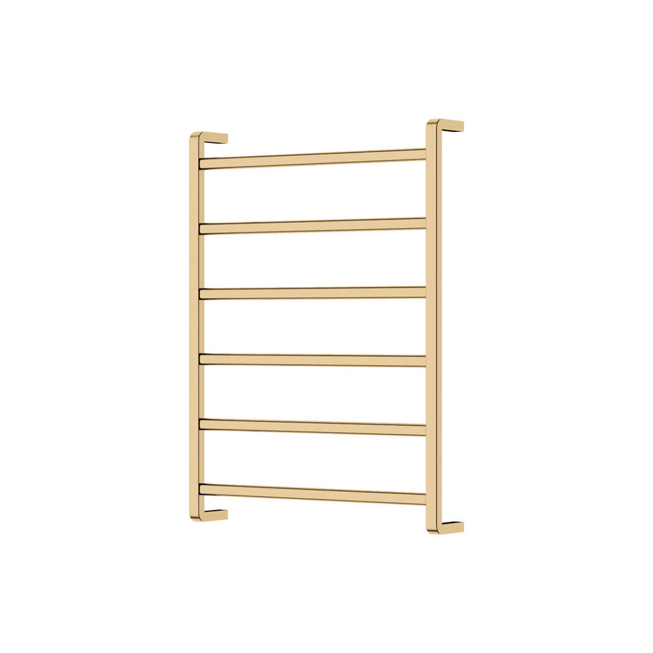 Tono Heated Towel Rail, 600 x 800mm in Urban Brass