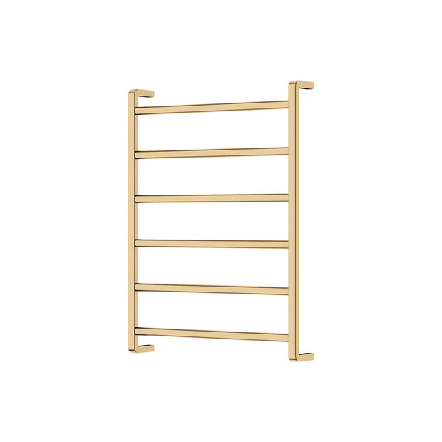 Tono Heated Towel Rail, 600 x 800mm in Urban Brass