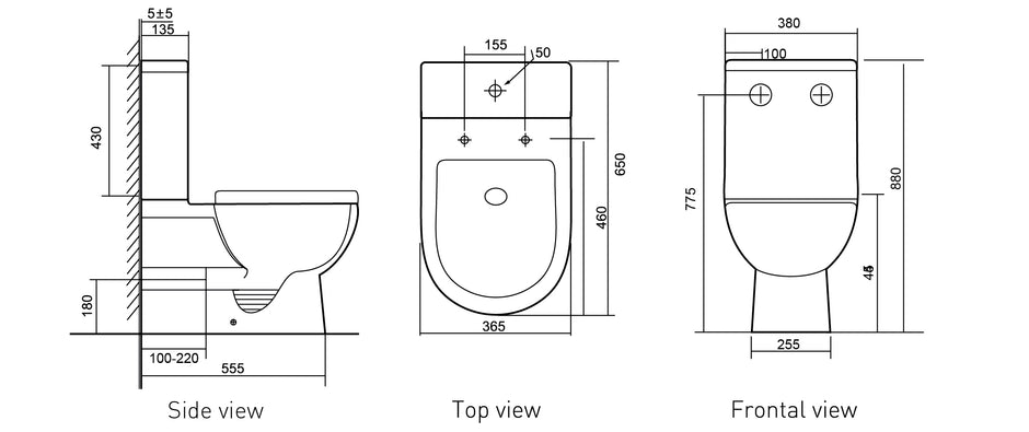 Zenmo Bianco-II Toilet Suite