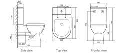 Zenmo Bianco-II Toilet Suite