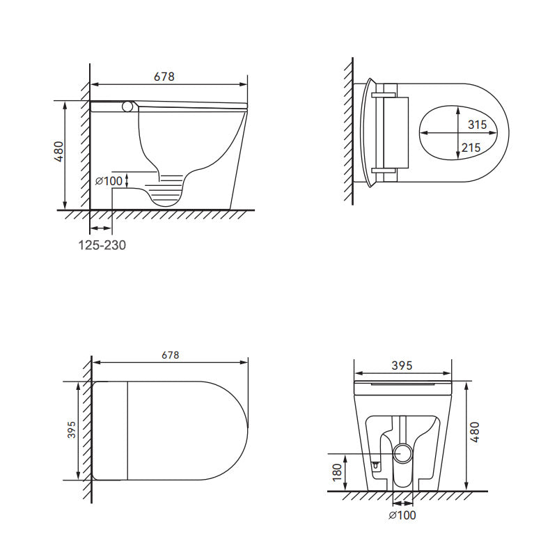 Zenmo Zenmo IQ Compact Smart Toilet with Built-In Tank