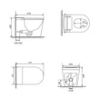 Zenmo Zenmo IQ Compact Smart Toilet with Built-In Tank