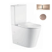 Zenmo Milan Toilet Suite in Champagne Copper