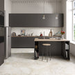 Stoneage Travertine Oro 3D Porcelain Tiles in a room setting