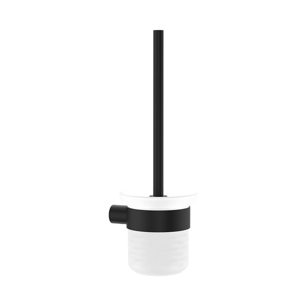 Empire Slim Toilet Brush & Holder in Matte Black