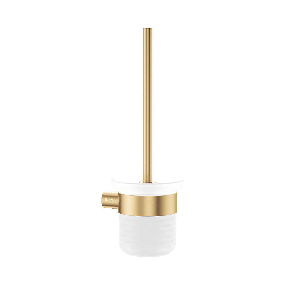 Empire Slim Toilet Brush & Holder in Urban Brass