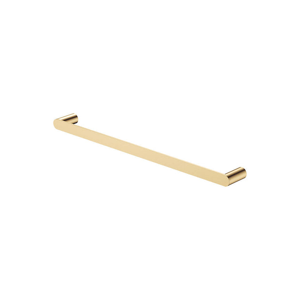 Empire Slim Single Towel Rail, 600mm in Urban Brass