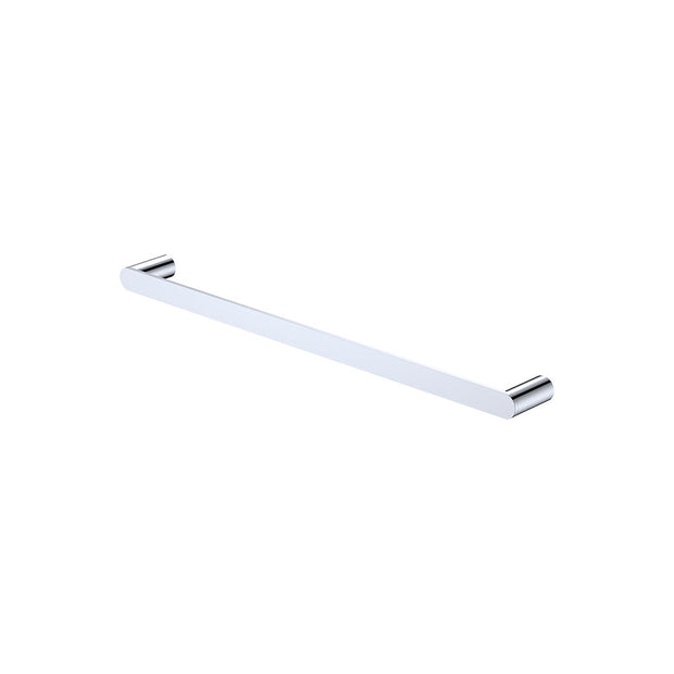 Empire Slim Single Towel Rail, 600mm in Chrome