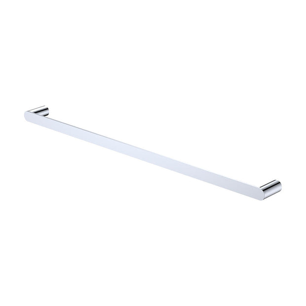Empire Slim Single Towel Rail, 800mm in Chrome