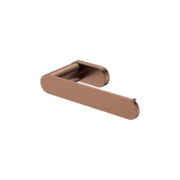 Empire Slim Toilet Roll Holder in Brushed Copper