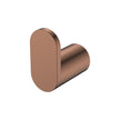 Empire Slim Robe Hook in Brushed Copper