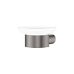 Empire Slim Glass Soap Dish in Gun Metal