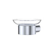 Empire Slim Glass Soap Dish in Chrome