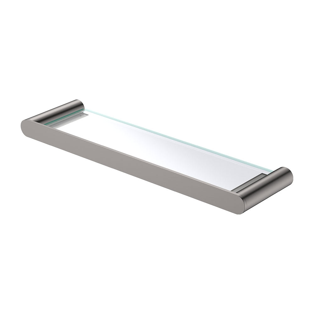 Empire Slim Glass Shelf in Gun Metal