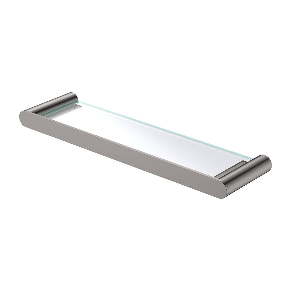 Empire Slim Glass Shelf in Gun Metal