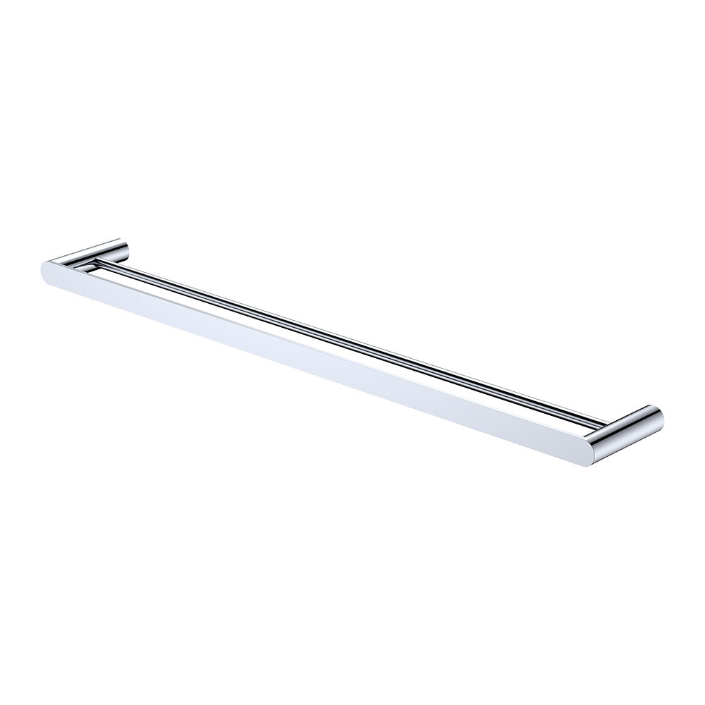 Empire Slim Double Towel Rail, 800mm in Chrome