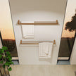 Empire Slim Double Towel Rail, 800mm