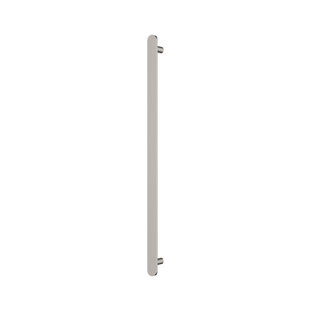 Empire Slim Vertical Heated Towel Rail, 60 x 900mm in Brushed Nickel