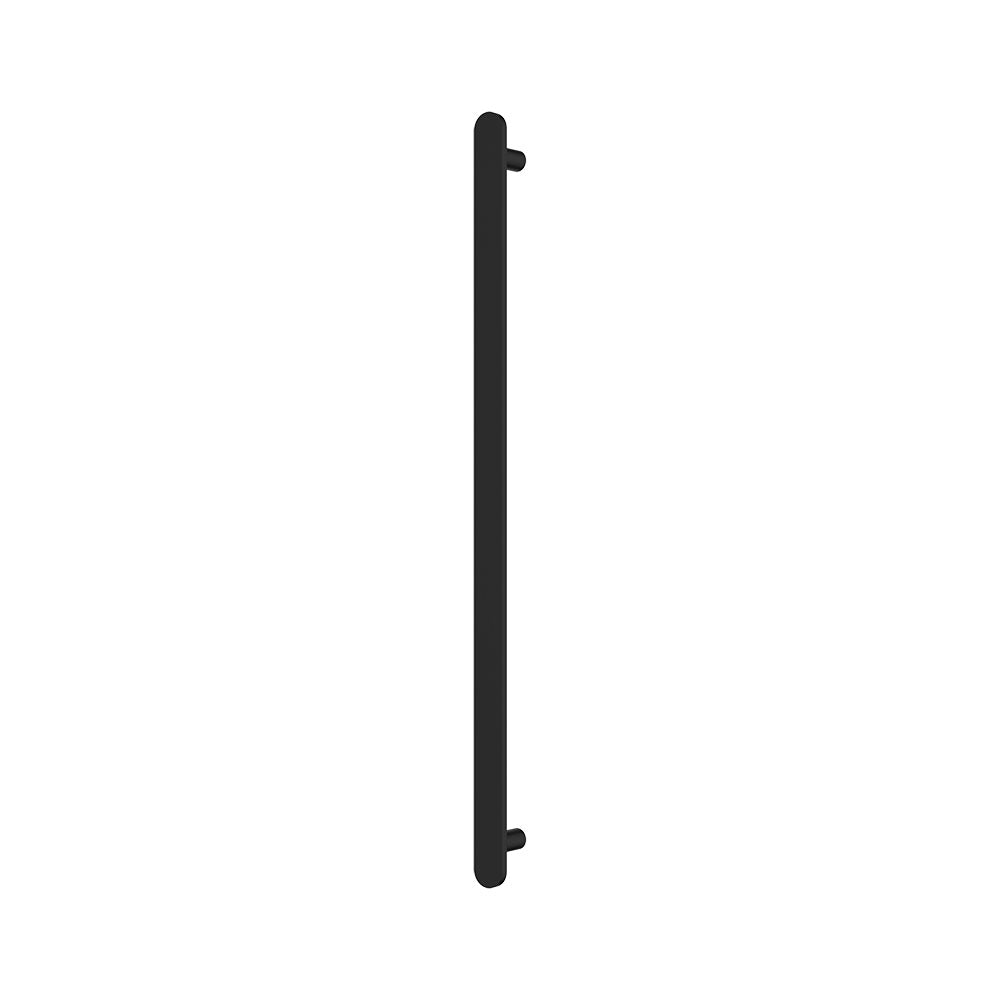 Empire Slim Vertical Heated Towel Rail, 60 x 900mm in Matte Black