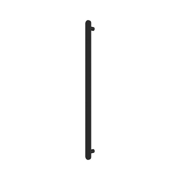 Empire Slim Vertical Heated Towel Rail, 60 x 900mm in Matte Black