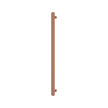 Empire Slim Vertical Heated Towel Rail, 60 x 900mm in Brushed Copper