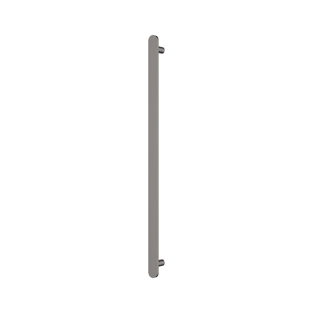 Empire Slim Vertical Heated Towel Rail, 60 x 900mm in Gun Metal