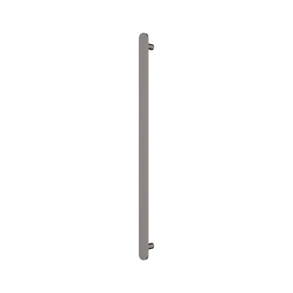 Empire Slim Vertical Heated Towel Rail, 60 x 900mm in Gun Metal
