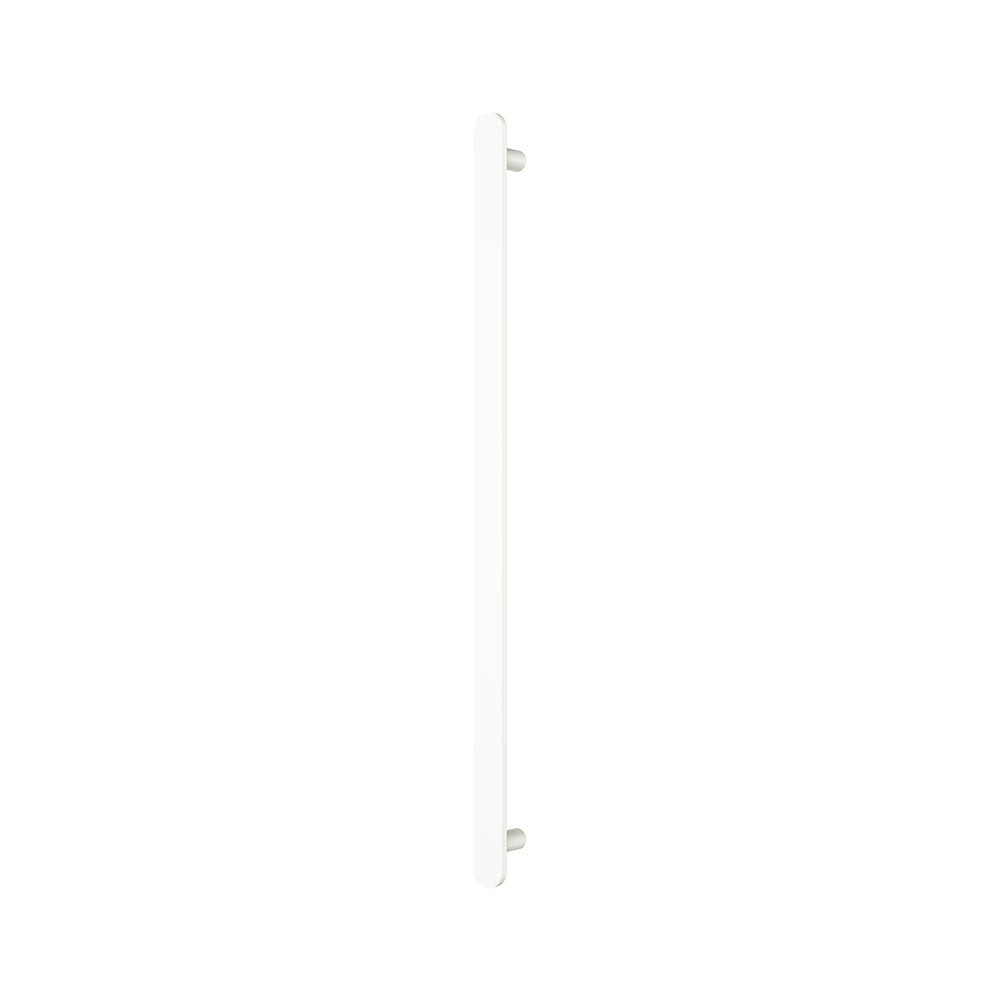 Empire Slim Vertical Heated Towel Rail, 60 x 900mm in Matte White