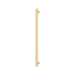 Empire Slim Vertical Heated Towel Rail, 60 x 900mm in Urban Brass