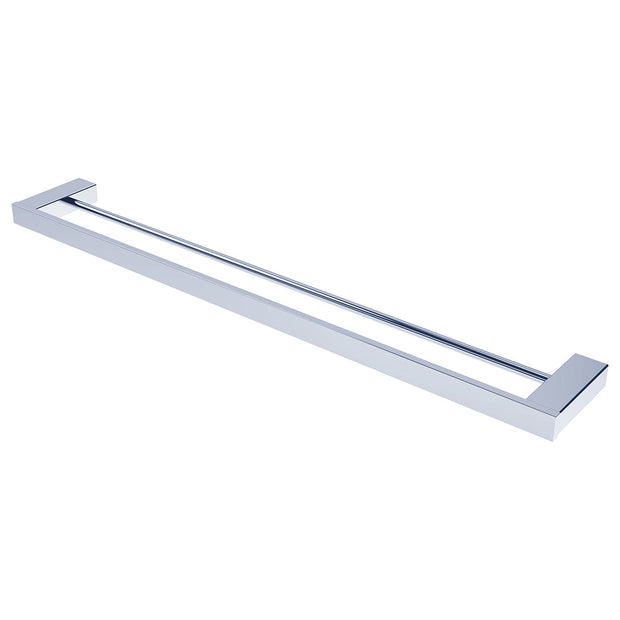 Koko Double Towel Rail, 810mm in Chrome