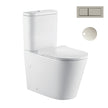 Zenmo Jamie-II Toilet Suite in Brushed Nickel