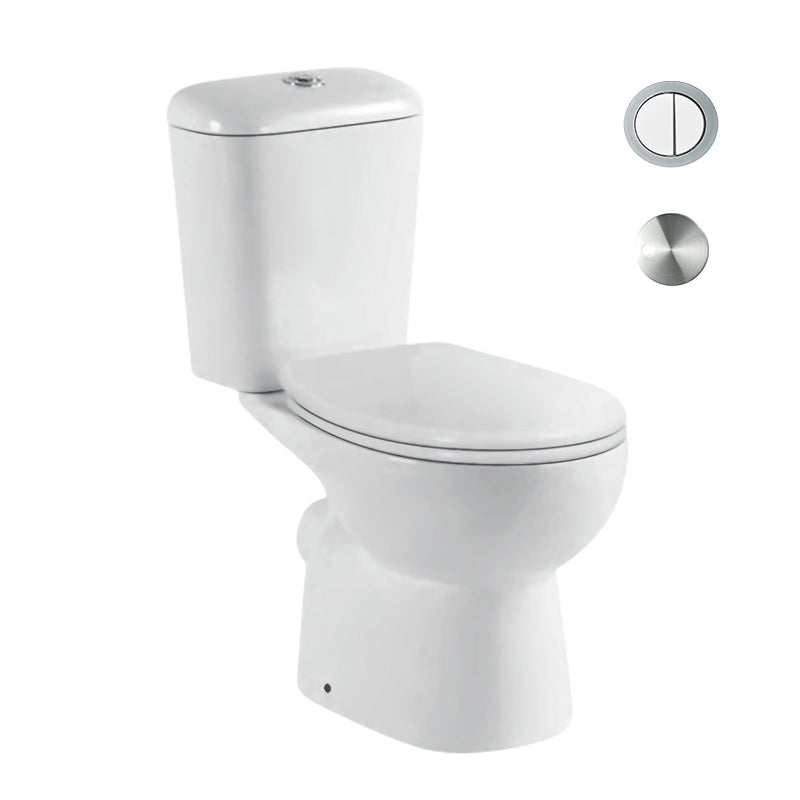 Zenmo Stylo Toilet Suite in Chrome