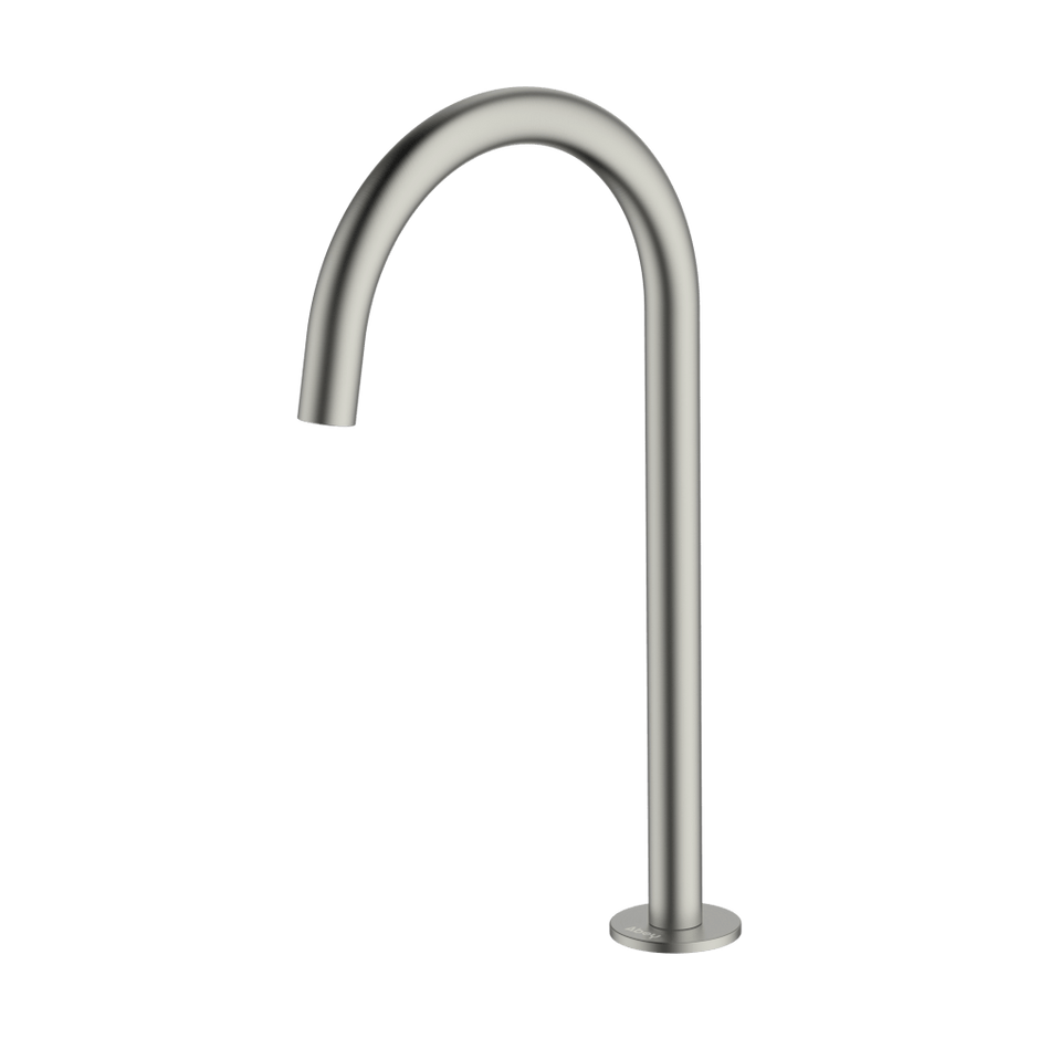 Poco P Basin/Bath Hob 360mm Spout in Brushed Nickel
