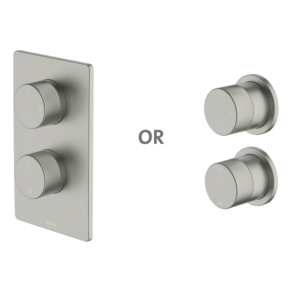 Poco P Wall Diverter Mixer in Brushed Nickel