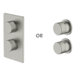 Poco P Wall Diverter Mixer in Brushed Nickel