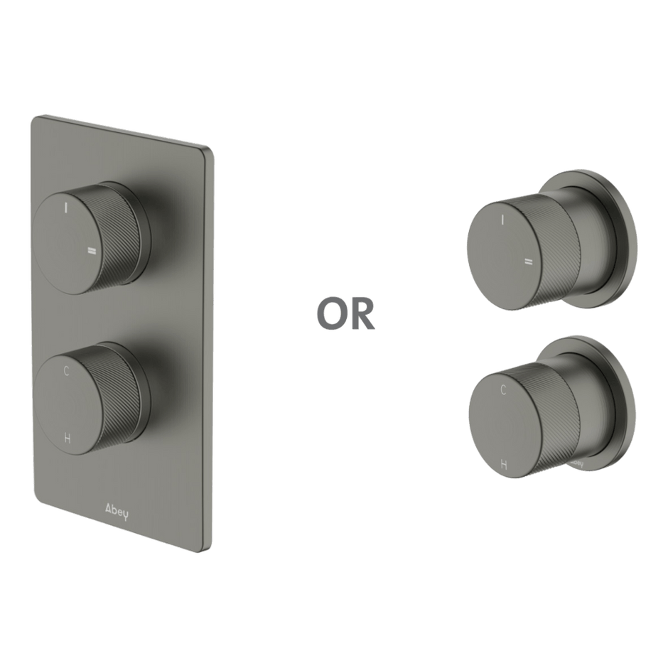 Poco P Wall Diverter Mixer in Gun Metal