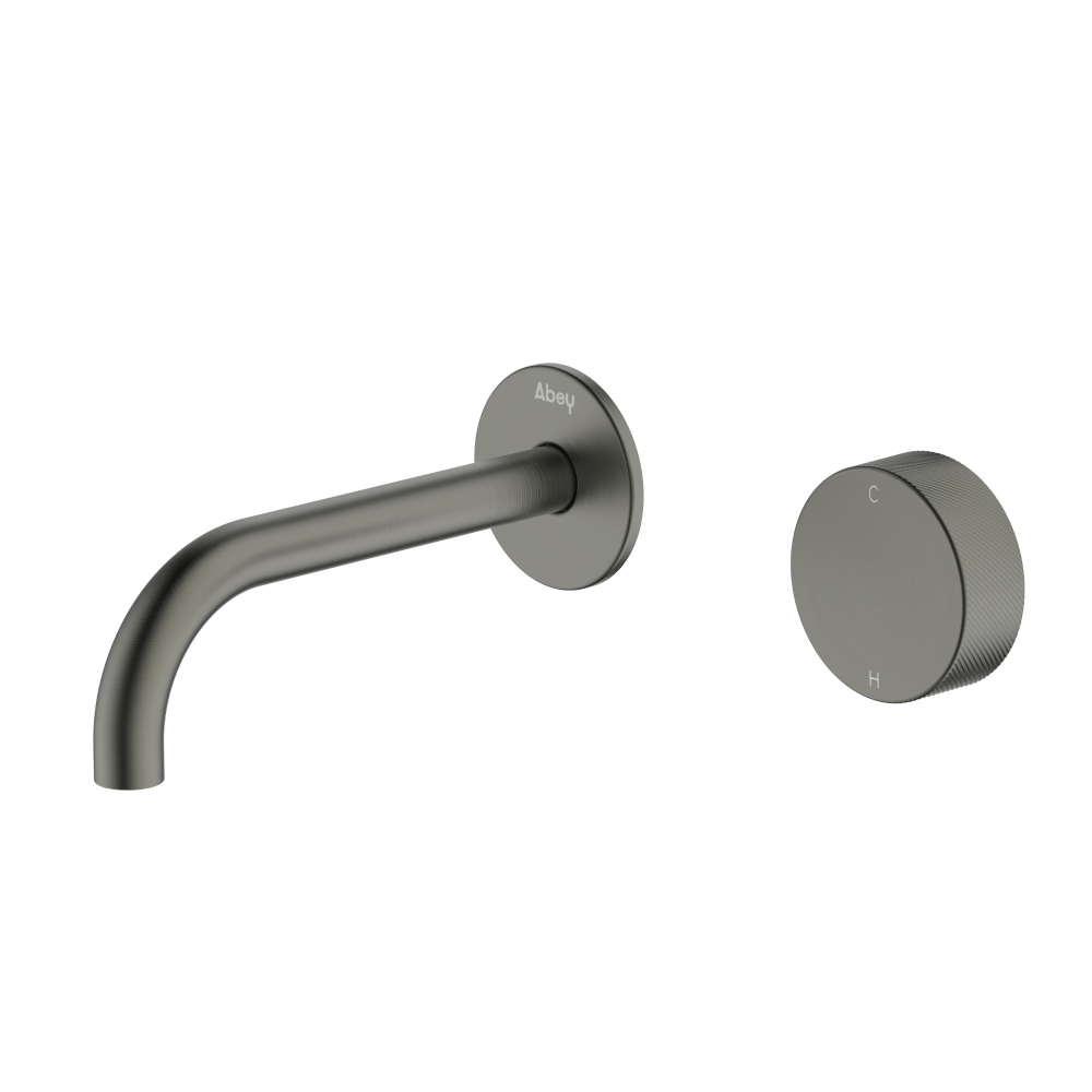 Poco P Wall Basin/Bath Set 165mm in Gun Metal