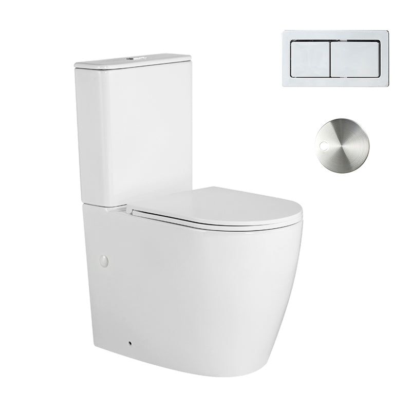 Zenmo Zenmo Toilet Suite in Chrome