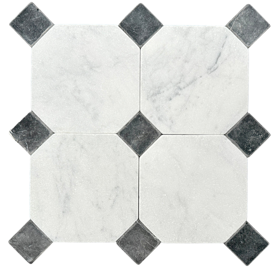 NERO SQUARE 45 TUMBLED CHIP SIZE 45X45X10MM - NERO SQUARE 45 TUMBLED