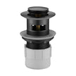 Pop-Up Waste 32mm With Overflow - gun-metal