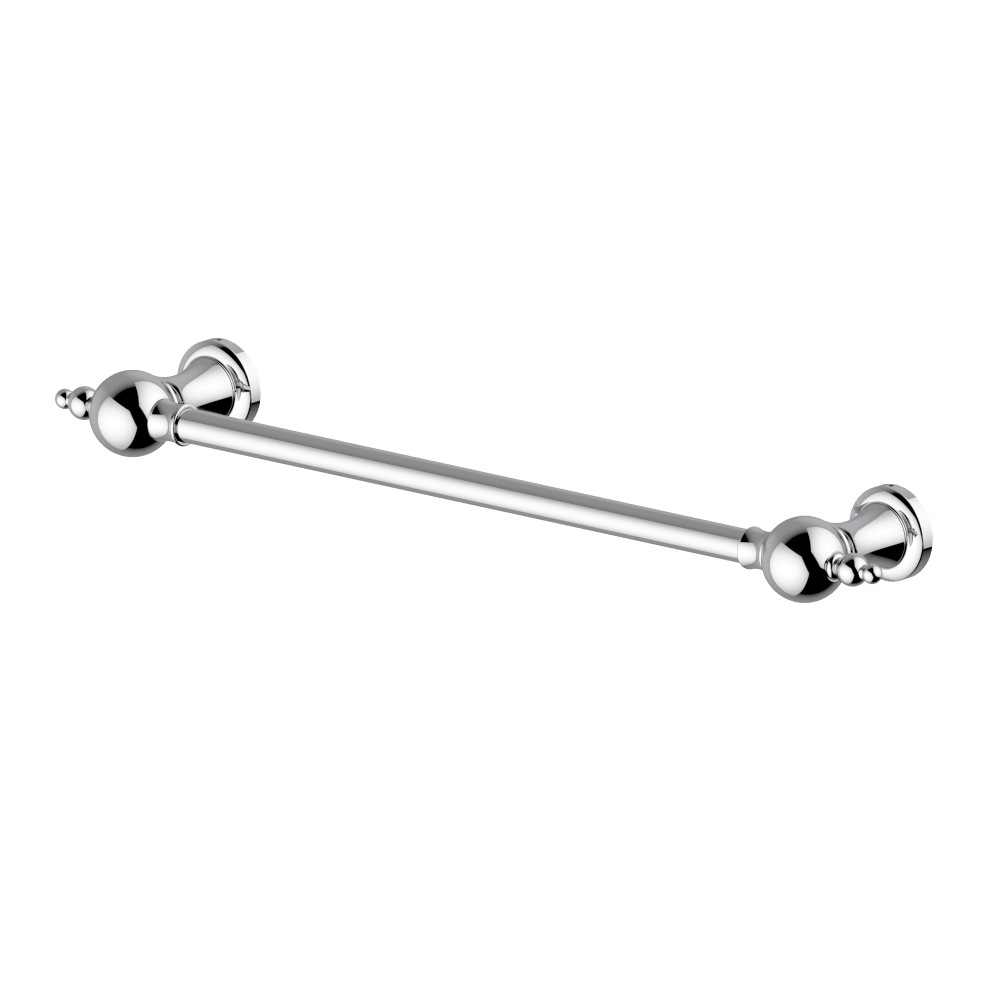 Provincial 450mm Towel Rail in Black Brushed Nickel