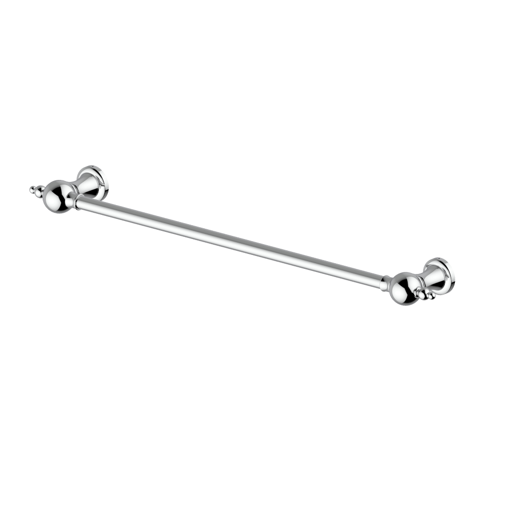 Provincial 600mm Towel Rail in Black Brushed Nickel