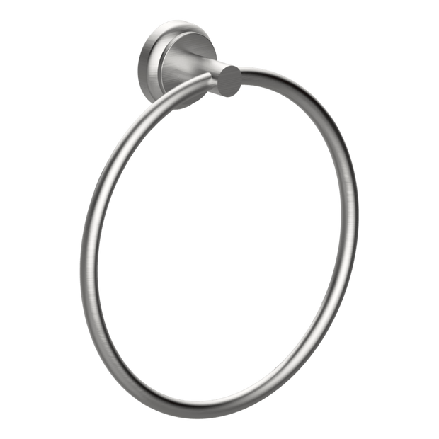 Lumiere Towel Ring in Brushed Nickel