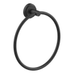Lumiere Towel Ring in Black