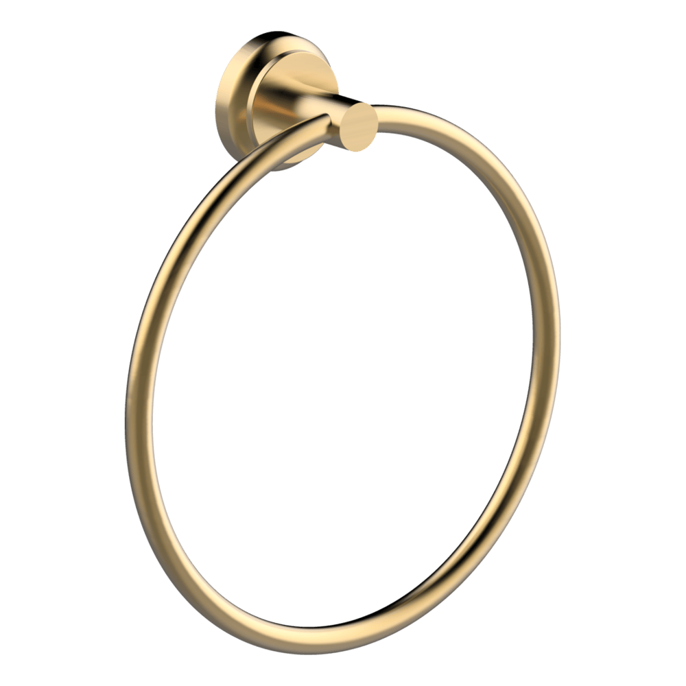 Lumiere Towel Ring in Light Gold