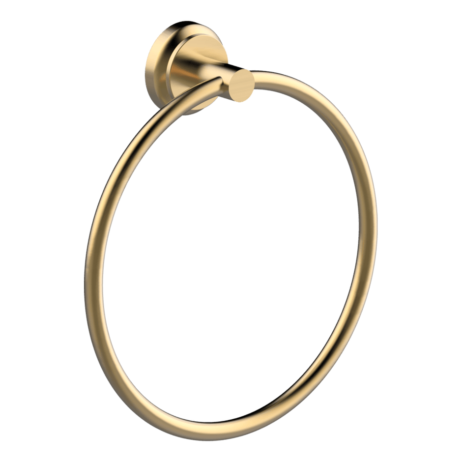 Lumiere Towel Ring in Light Gold