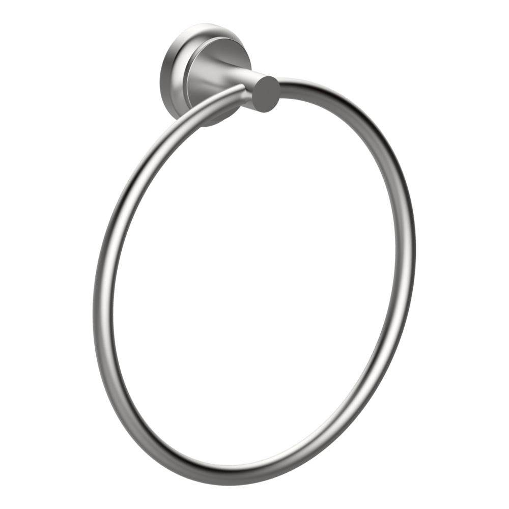 Lumiere Towel Ring in Polished Nickel