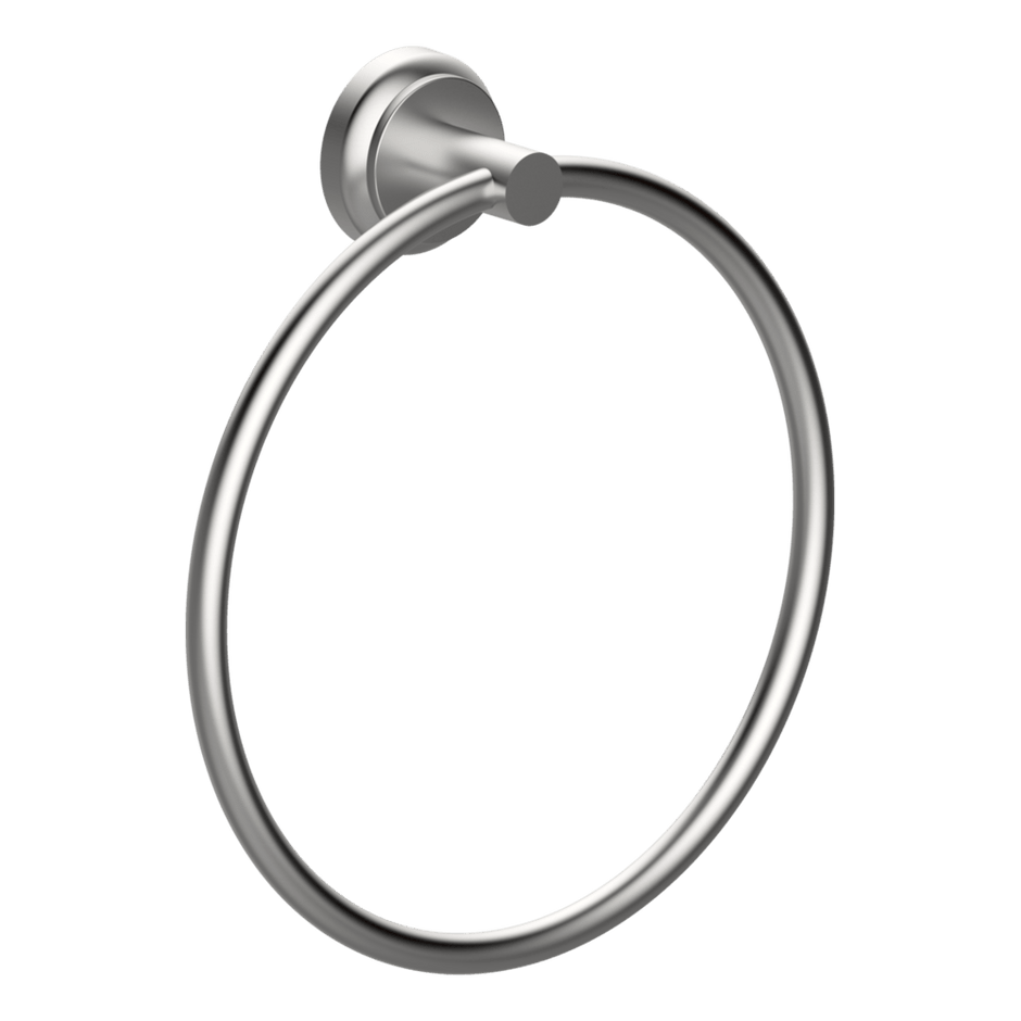 Lumiere Towel Ring in Polished Nickel