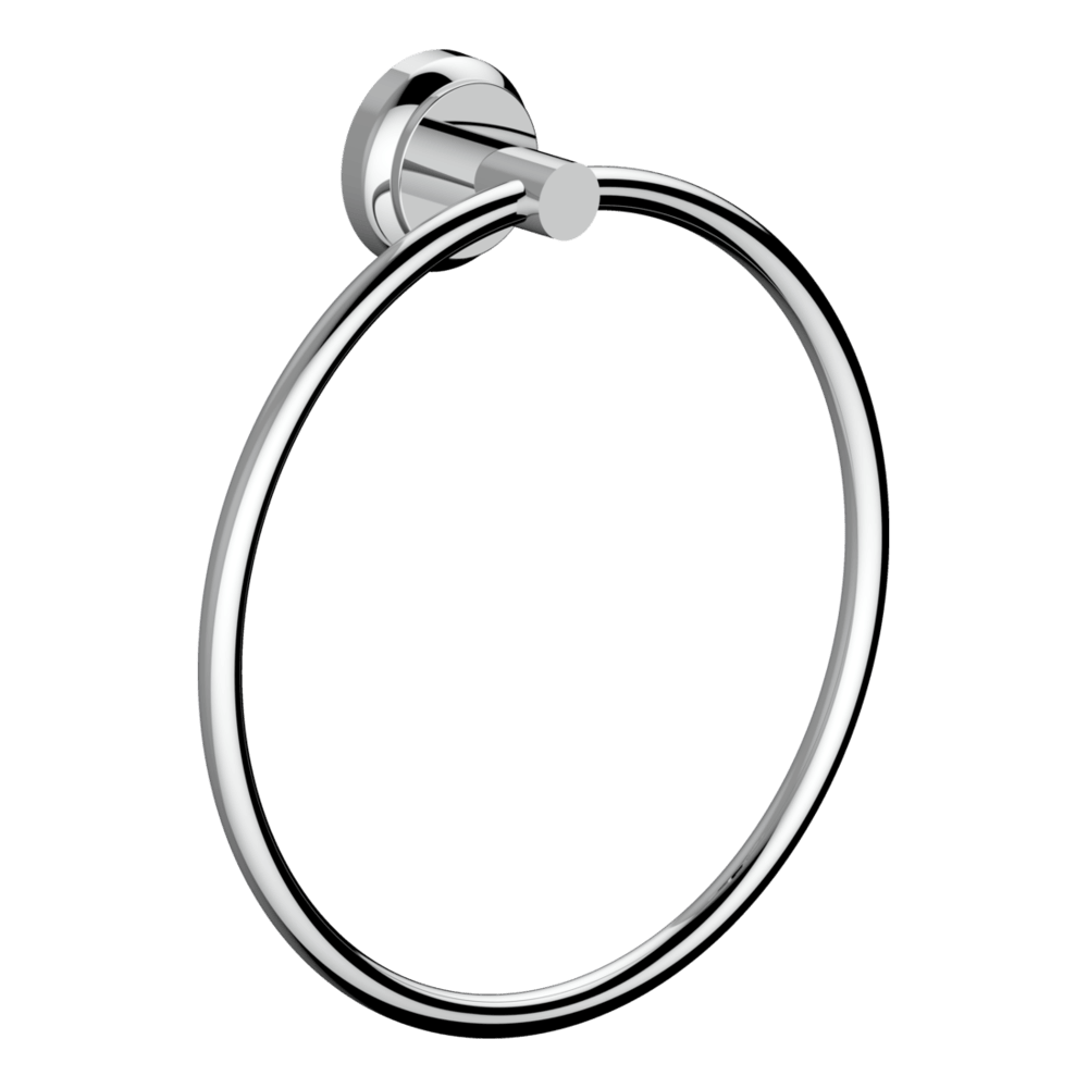 Lumiere Towel Ring in Brushed Gold
