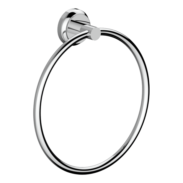 Lumiere Towel Ring in Brushed Gold